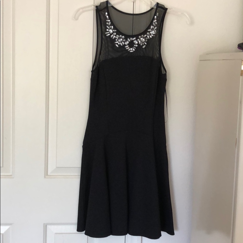 Mini black dress
